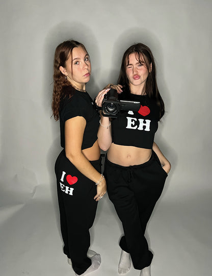 I love EH collegehousut