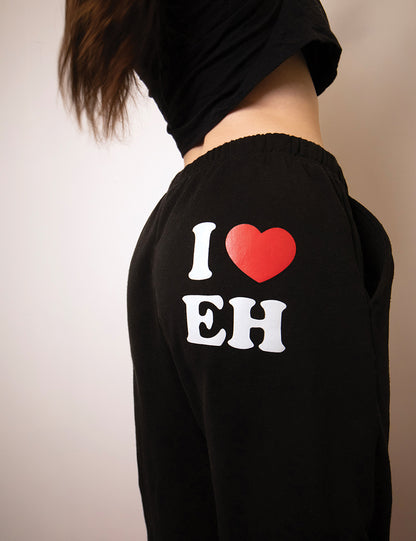I love EH collegehousut